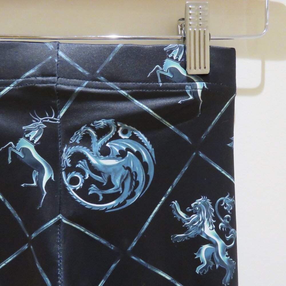BLACKMILK Game Of Thrones Win Or Die Leggings Goth Alt Punk Cosplay Whimsigoth - Picture 12 of 14
